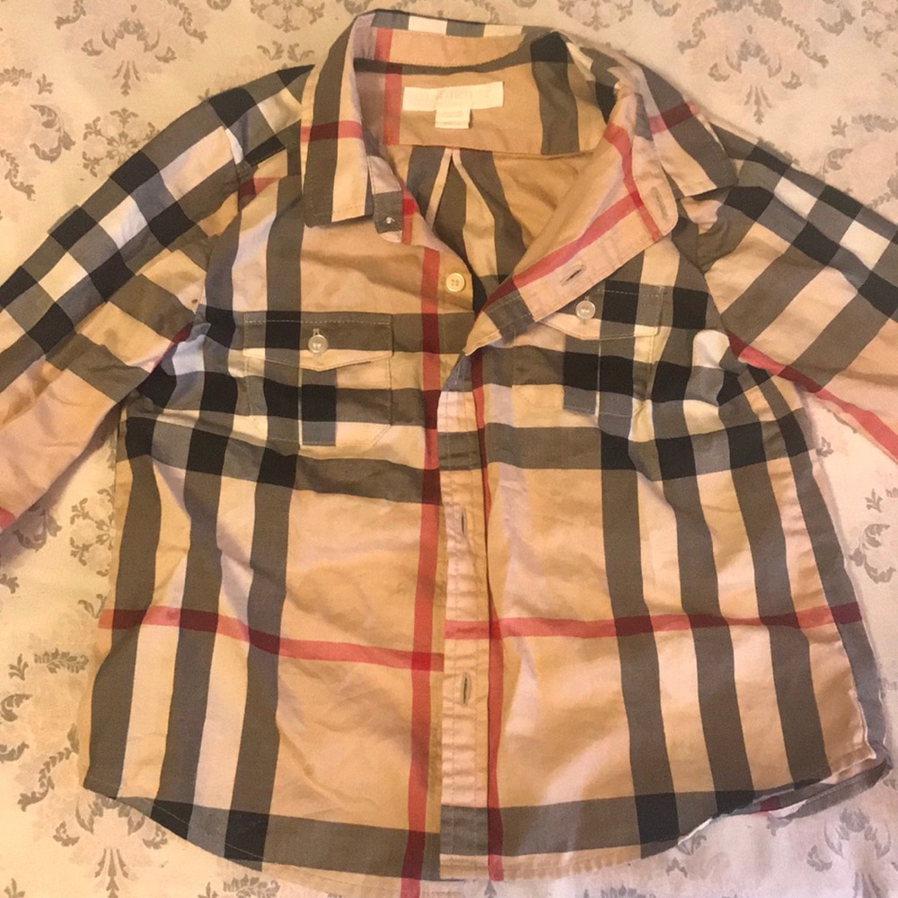 Boys Burberry shirt